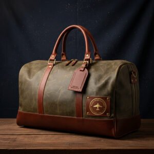 Waxed Canvas Weekender Bag by Miles High Supplies